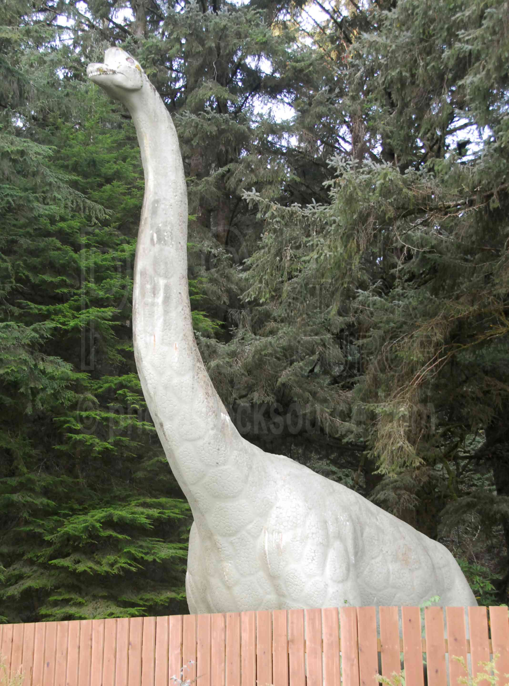 Prehistoric Gardens Dinosaur,reptile,statue,roadside,tourist trap,tourism,fantasy