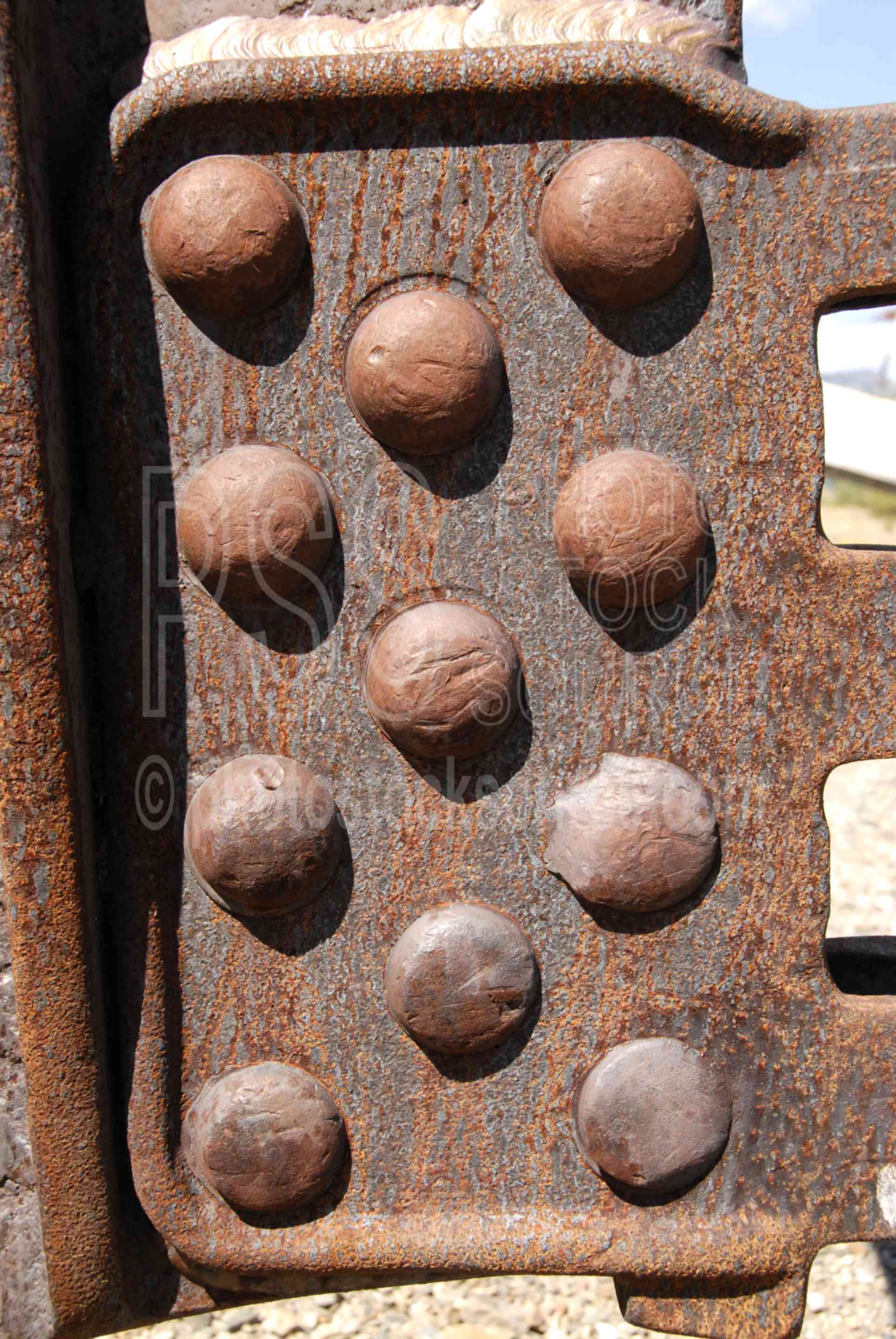 Rusty Rivets,iron,metal,rust,machinery,rusty,pipes,abstract,rivets