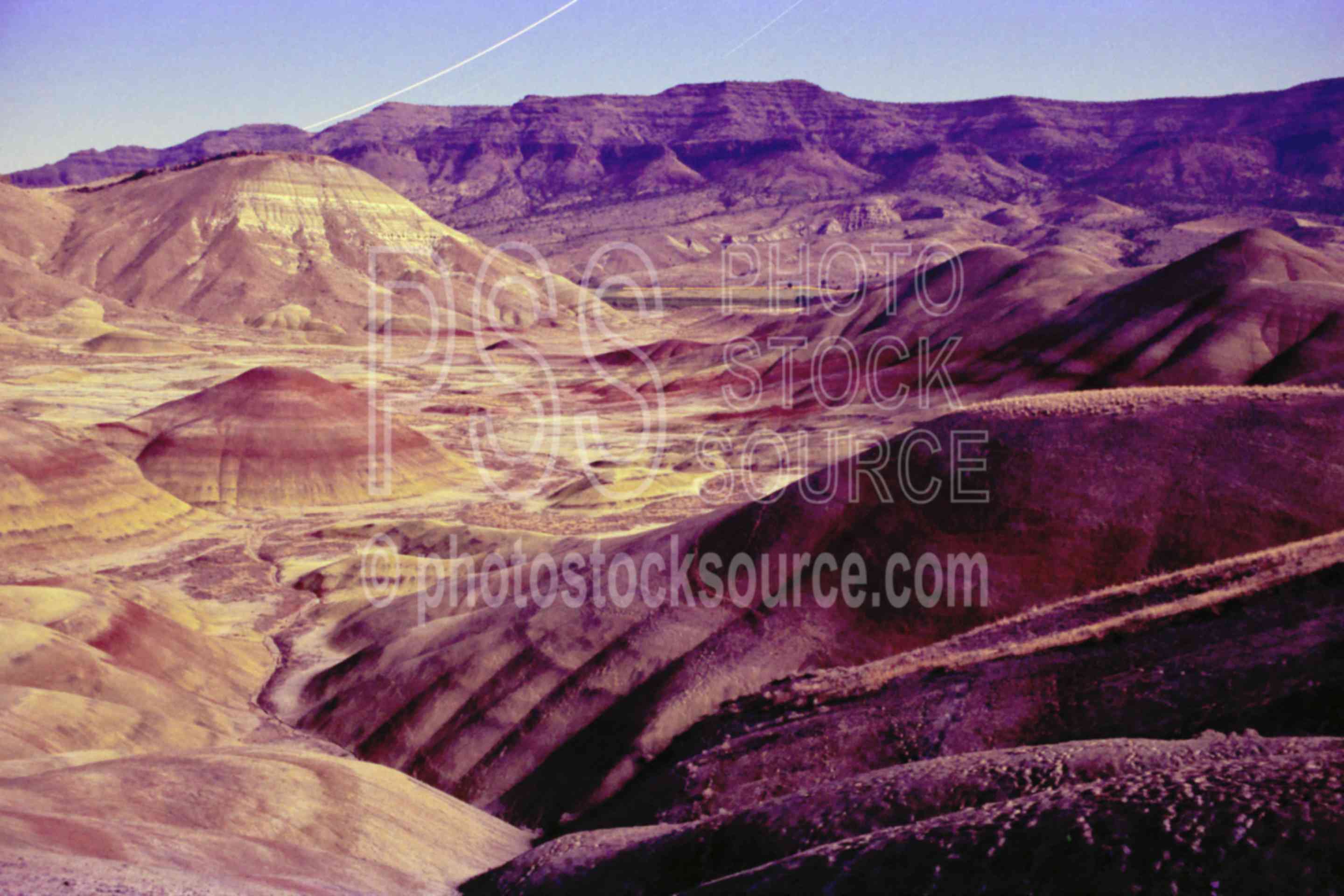 Painted Hills by Moonlight,moonlight,night,painted hills,usas