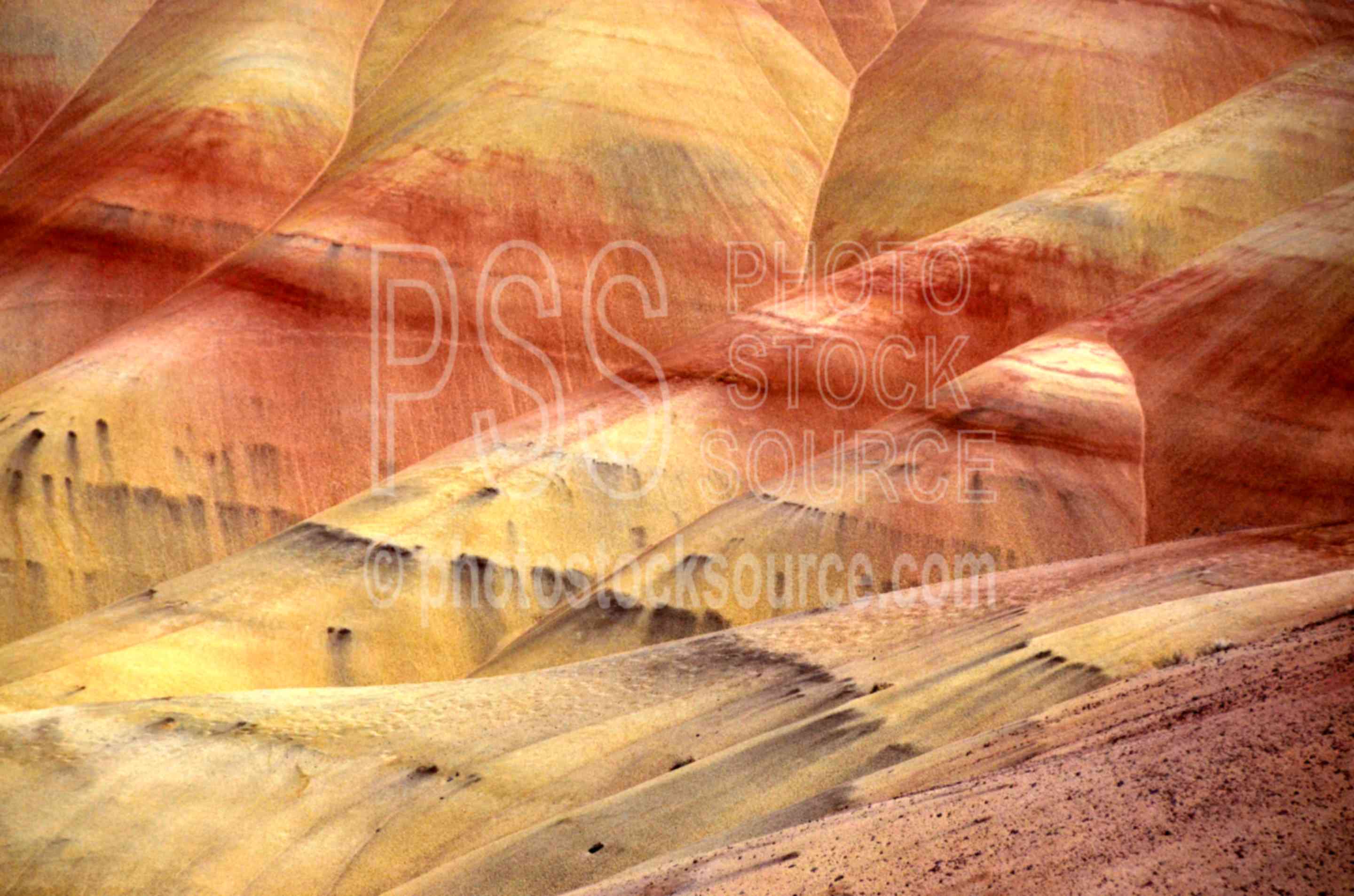 Painted Hills Colors,painted,hills,colors,landforms