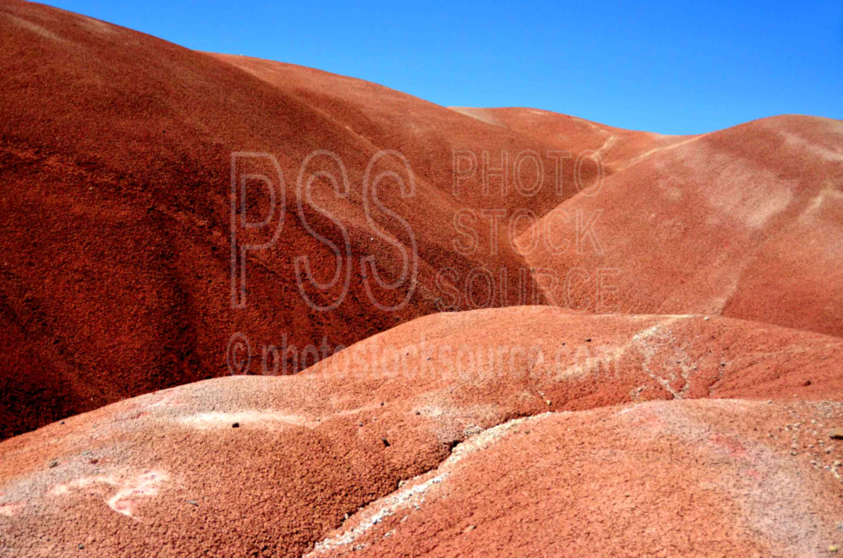 Painted Cove Trail ,painted,hills,colors,landforms,red hill