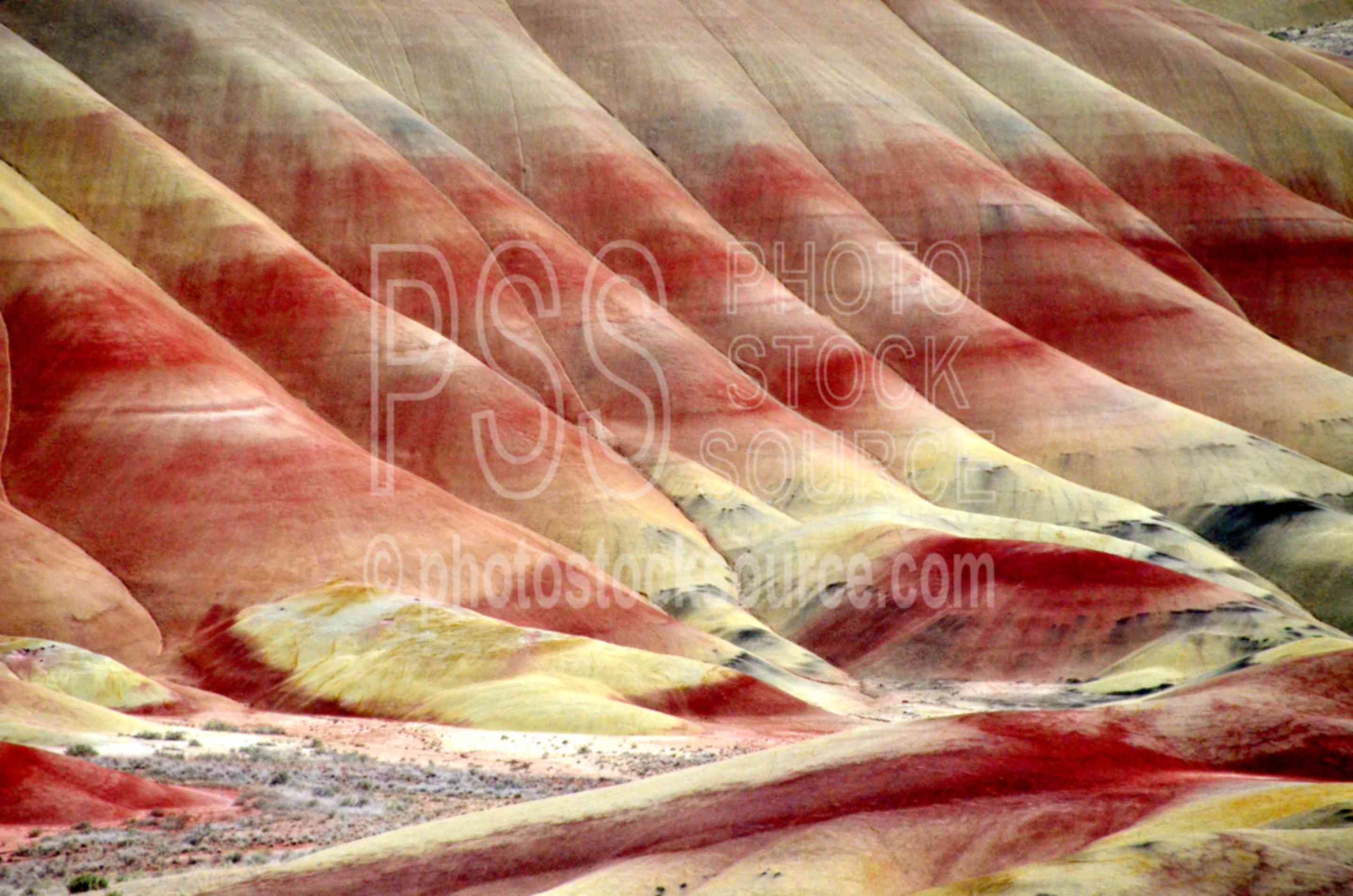 Painted Hills Colors,painted,hills,colors,landforms