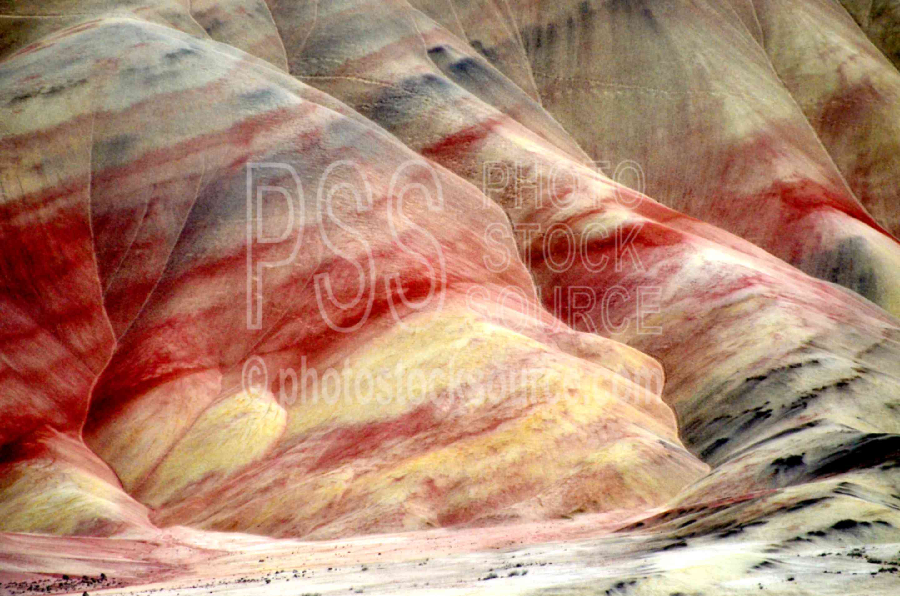 Painted Hills Colors,painted,hills,colors,landforms