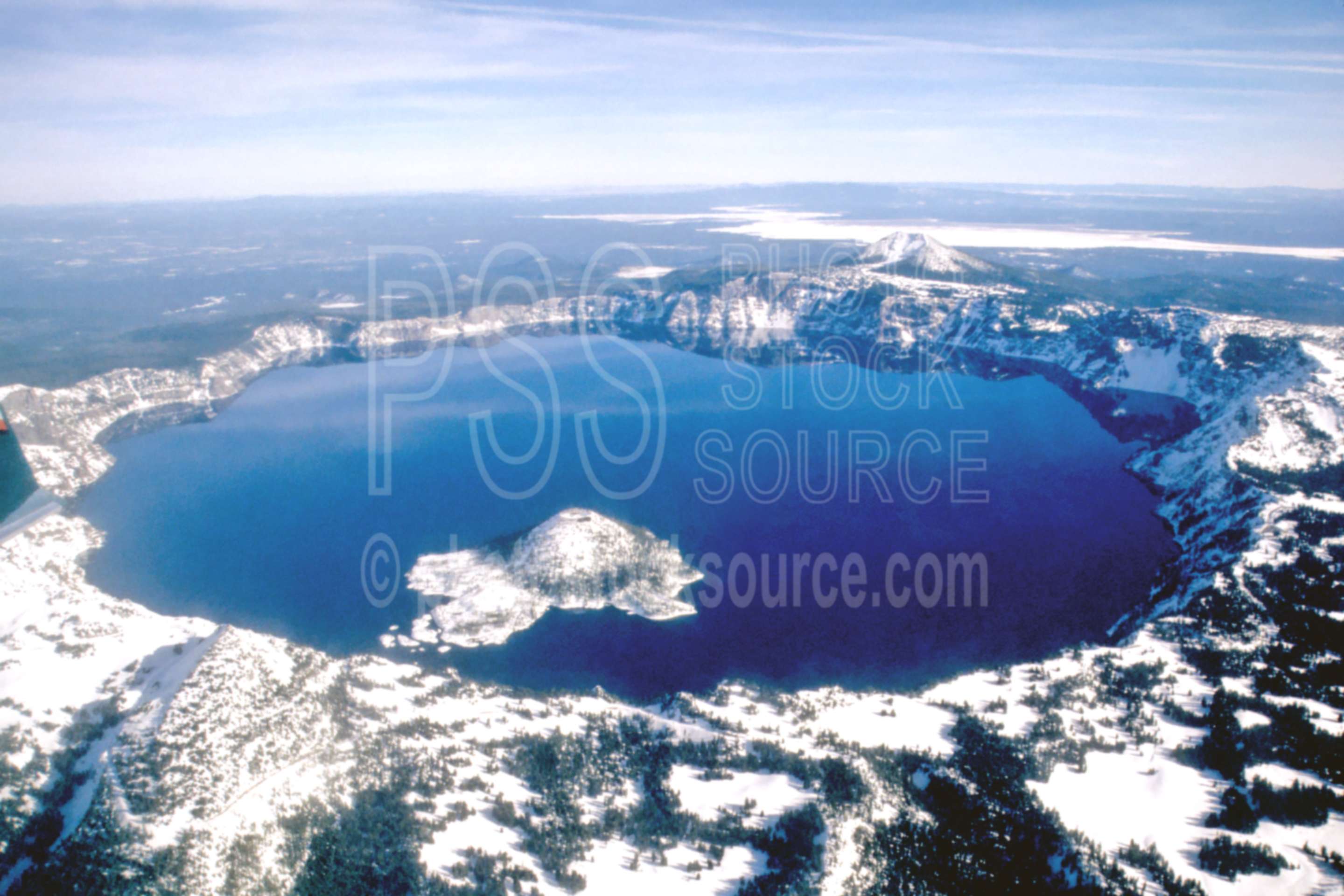 Crater Lake from Northwest,wizard island,caldera,usas,lakes rivers,national park,nature