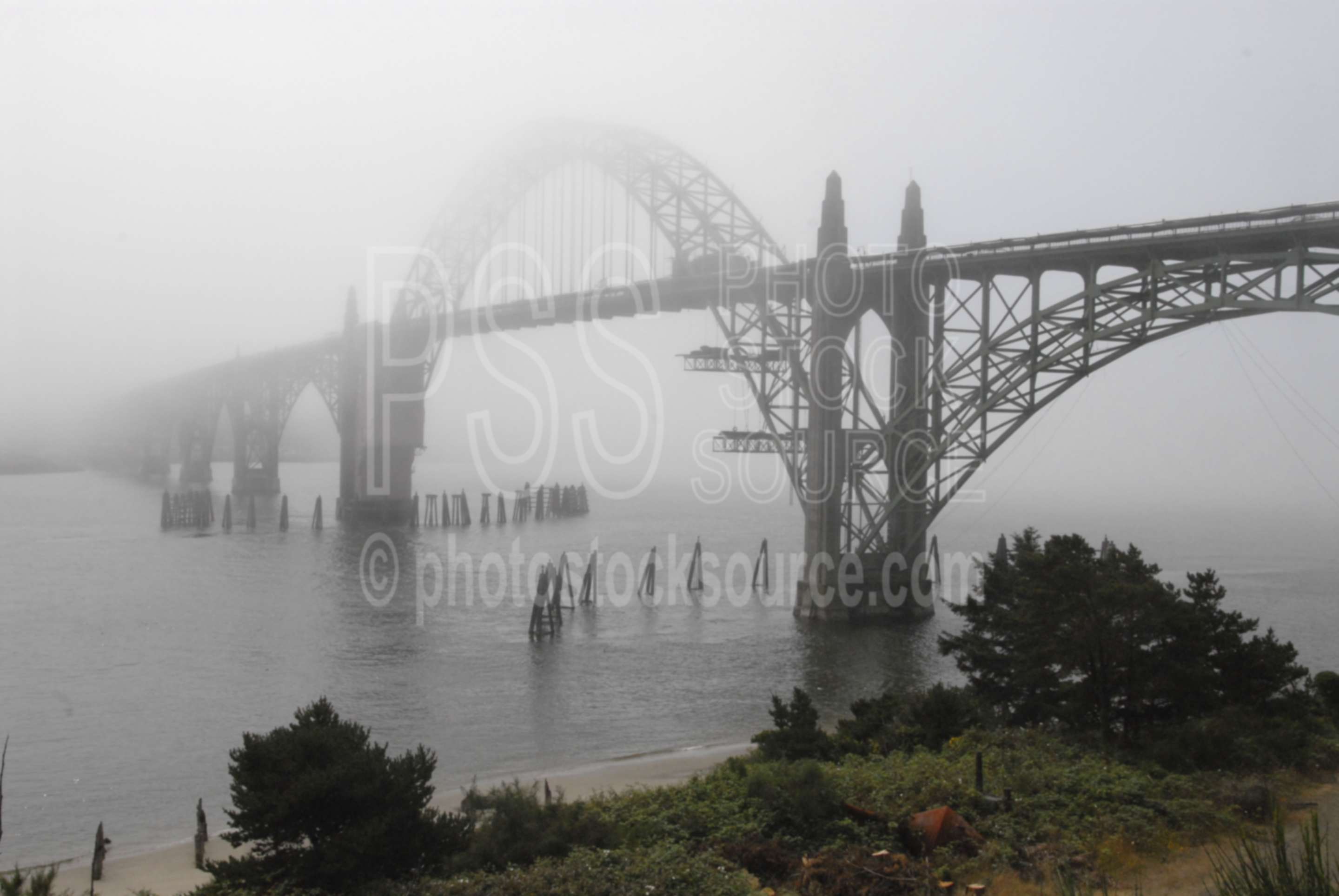 Yaquina Bay Bridge,bay,harbor,architecture