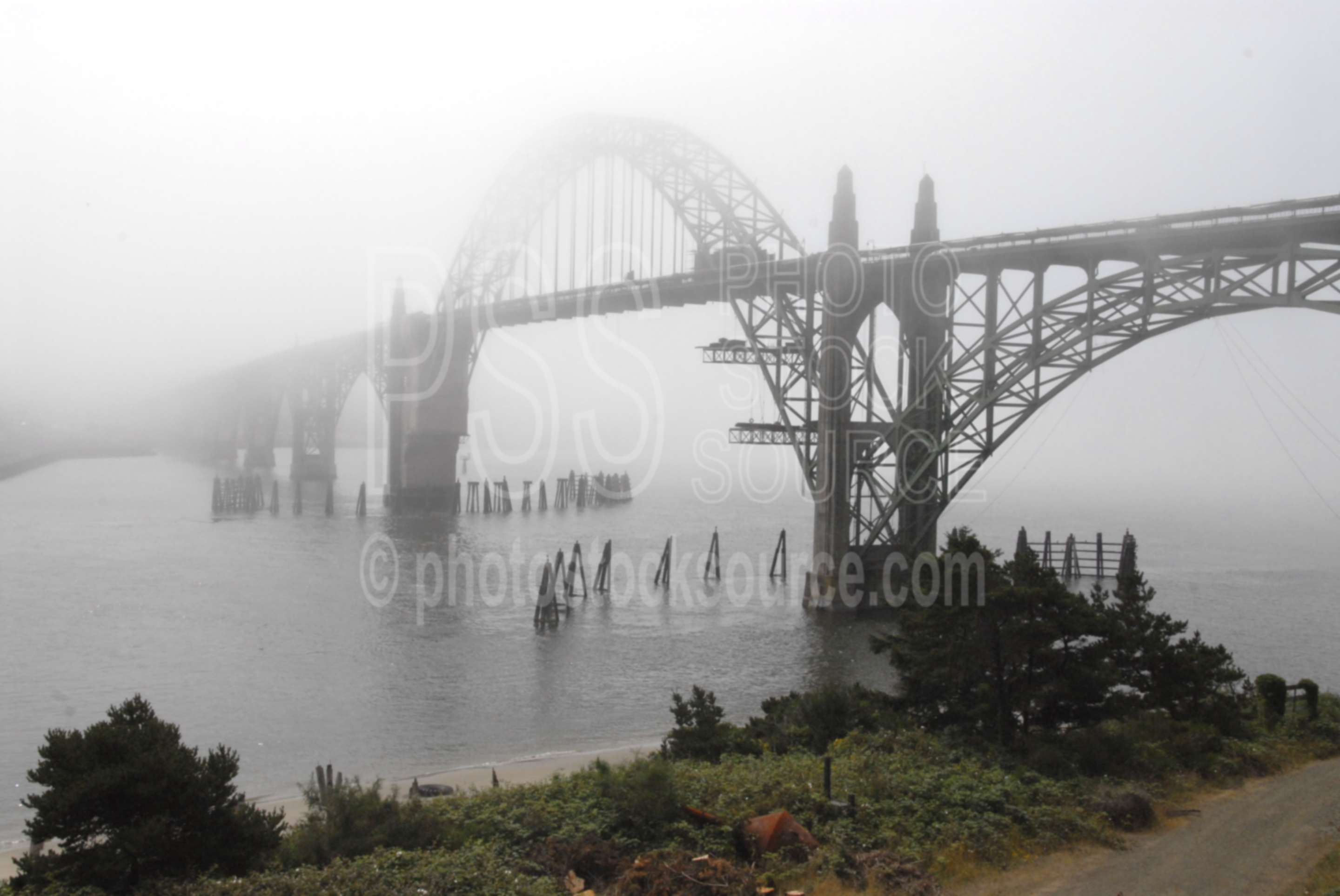 Yaquina Bay Bridge,bay,harbor,architecture