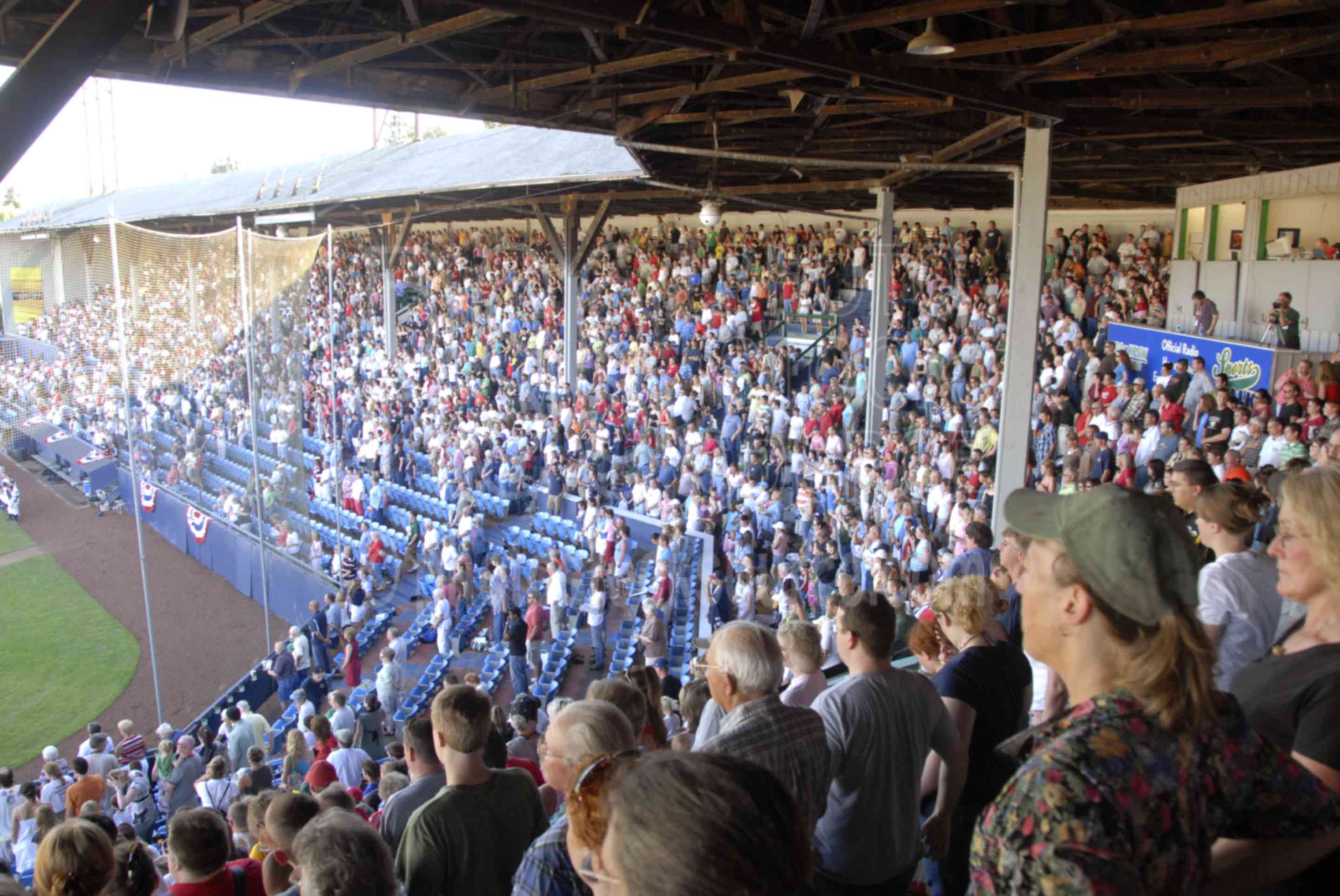 Civic Stadium,eugene emeralds,baseball,stadium,usa sports,community,group,gathering,crowd