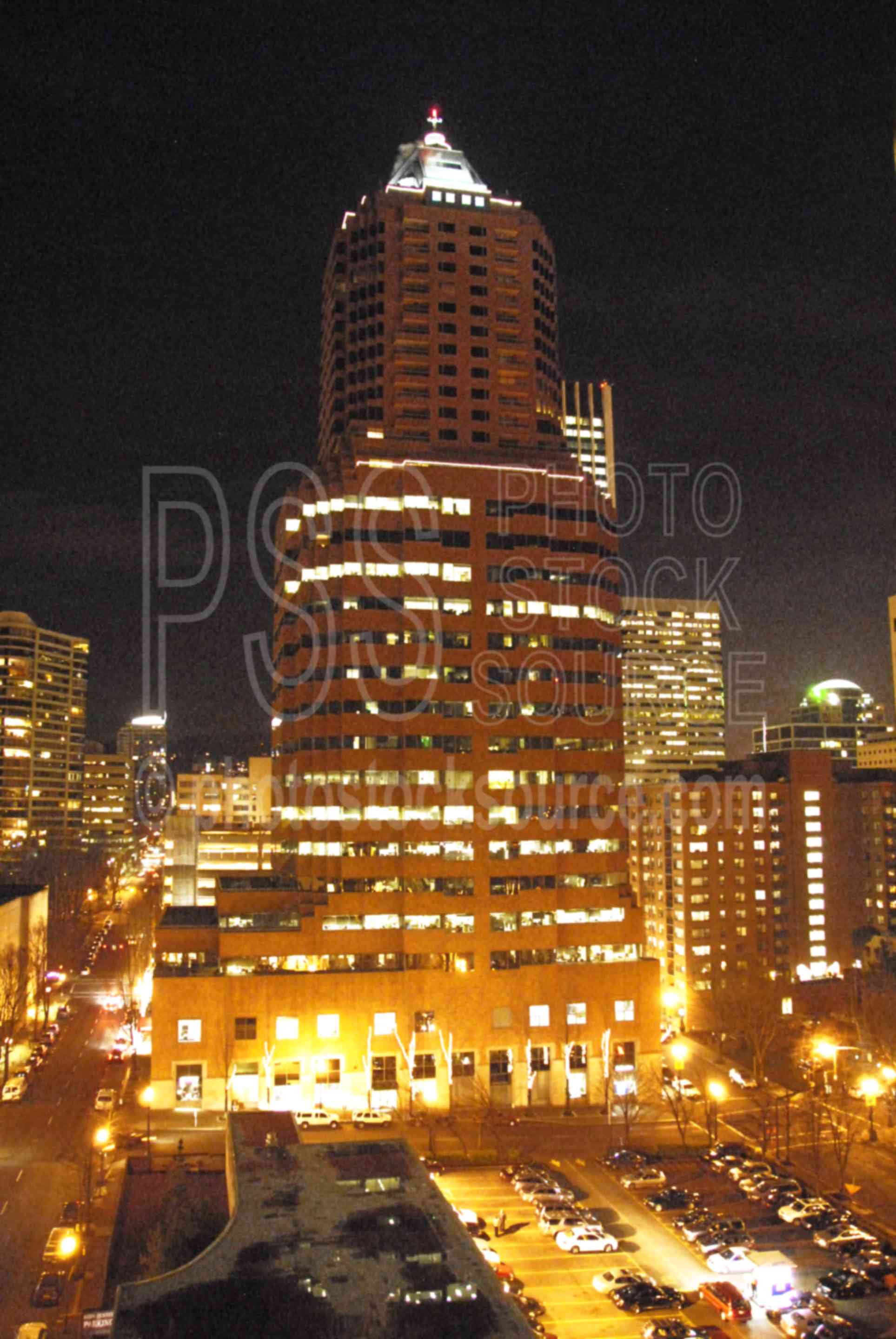 KOIN Center at Night,koin center,night,skyscraper,tower,panorama