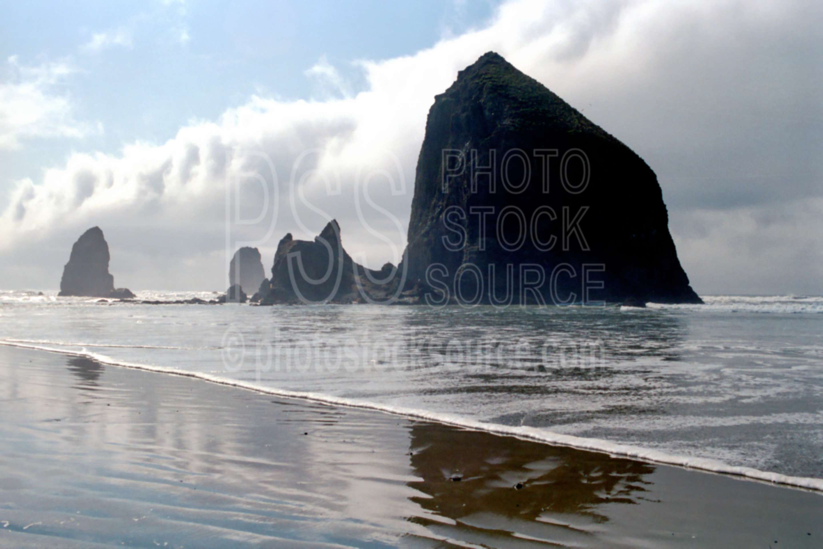 Haystack Rock,beach,the needles,usas,nature,seascapes,coast