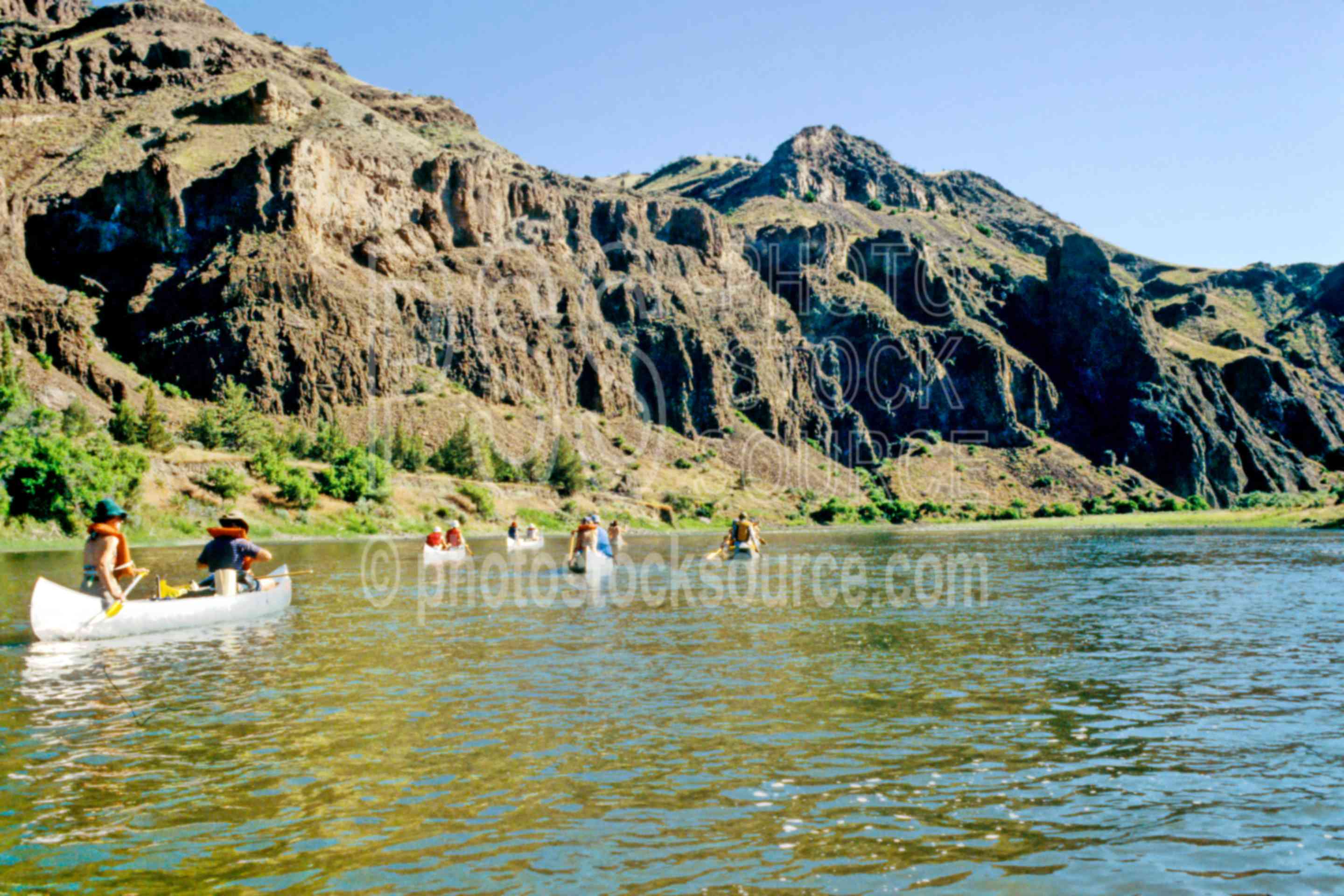 Canoeing on the River,canoe,people,river trip,usas,lakes rivers