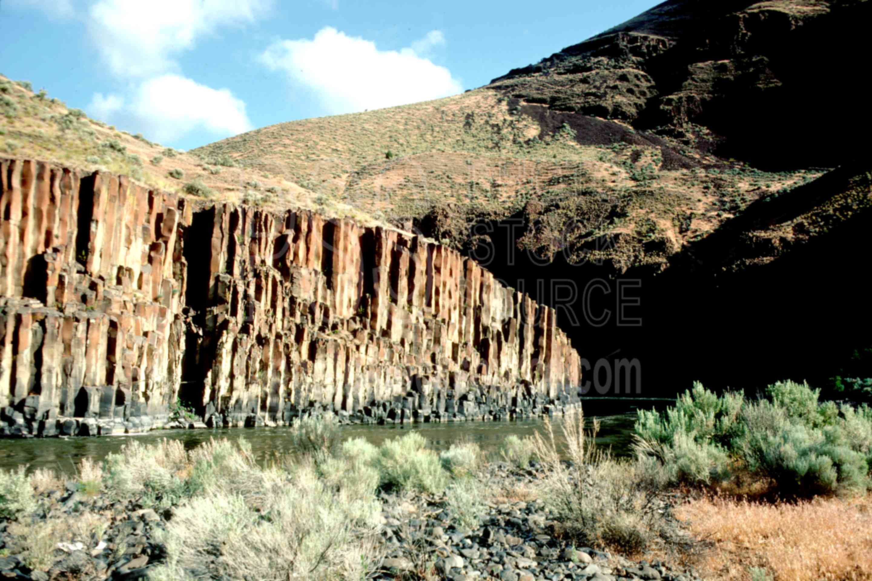 John Day River,basalt,gorge,usas,lakes rivers