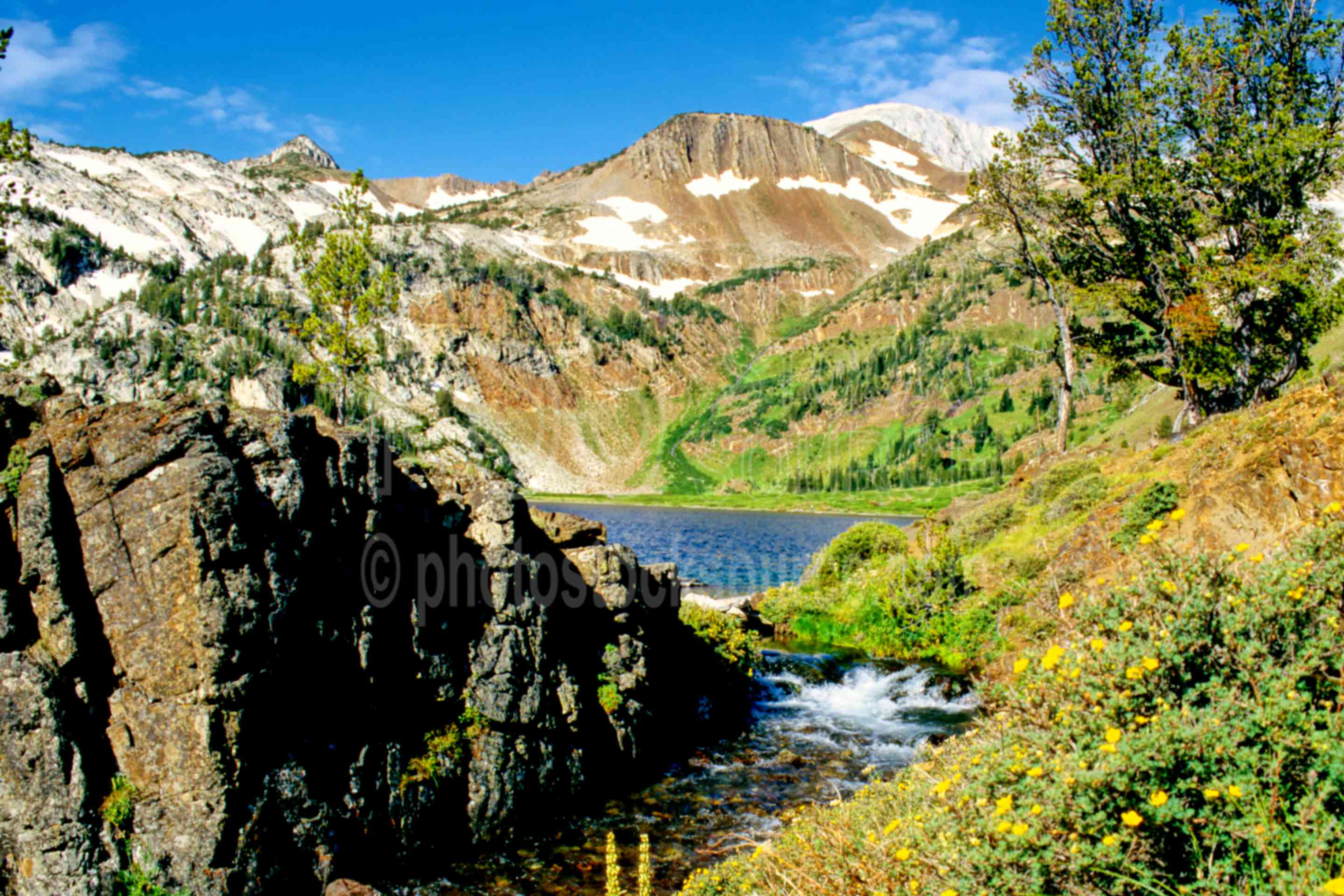 Ice Lake,blue mountain,matterhorn,usas,lakes rivers