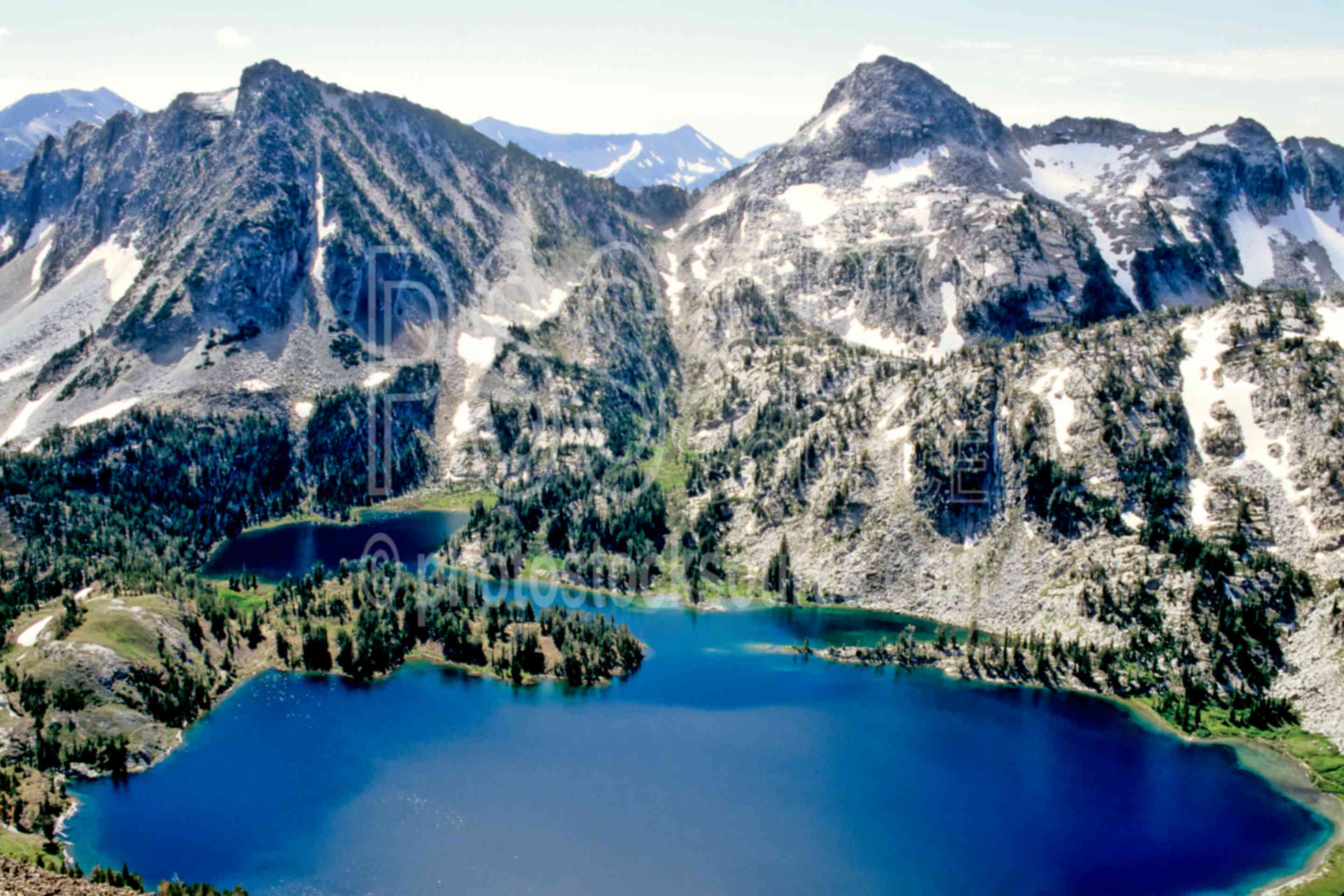 Ice Lake,blue mountains,sacagawea peak,usas,lakes rivers