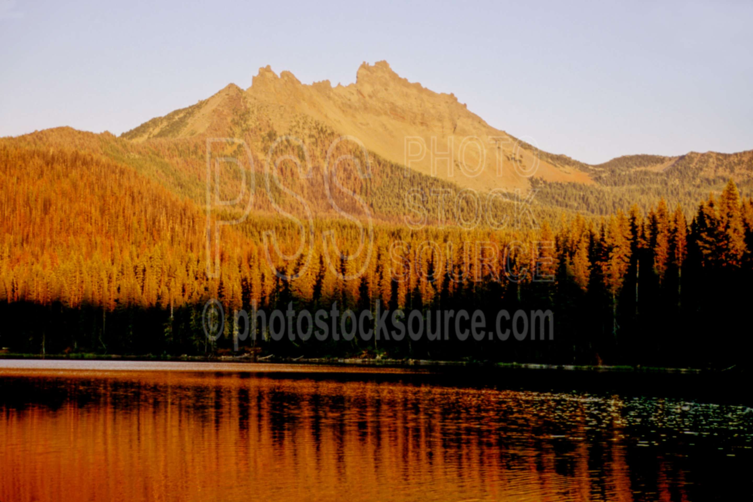 Three Fingered Jack,duffy lake,sunset,lake,usas,lakes rivers,mountains