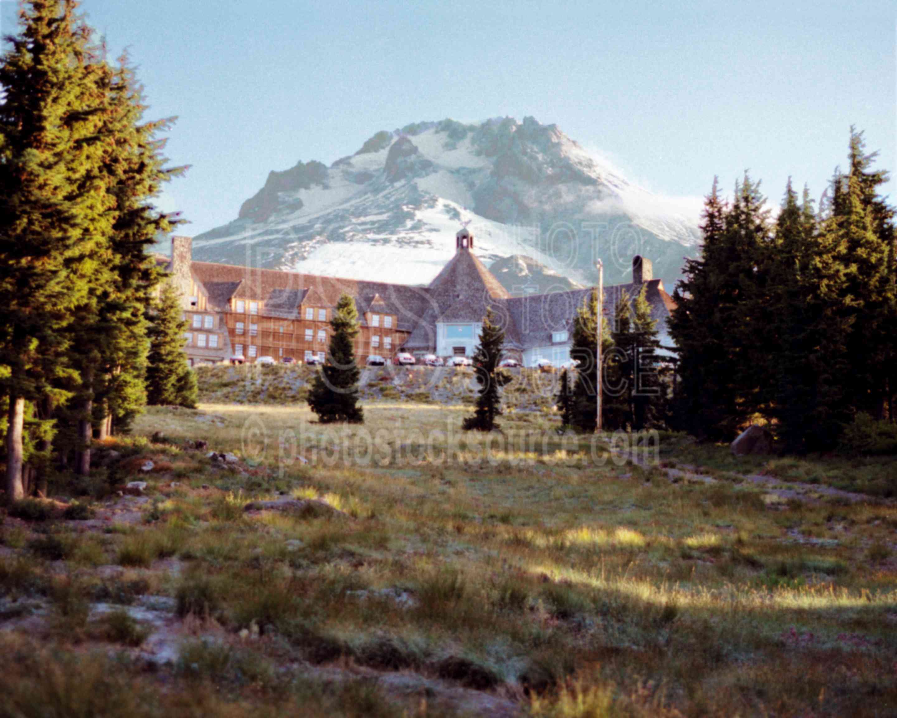 Mt. Hood and Timberline Lodge,lodge,mt. hood,timberline lodge,mount,usas,mountains