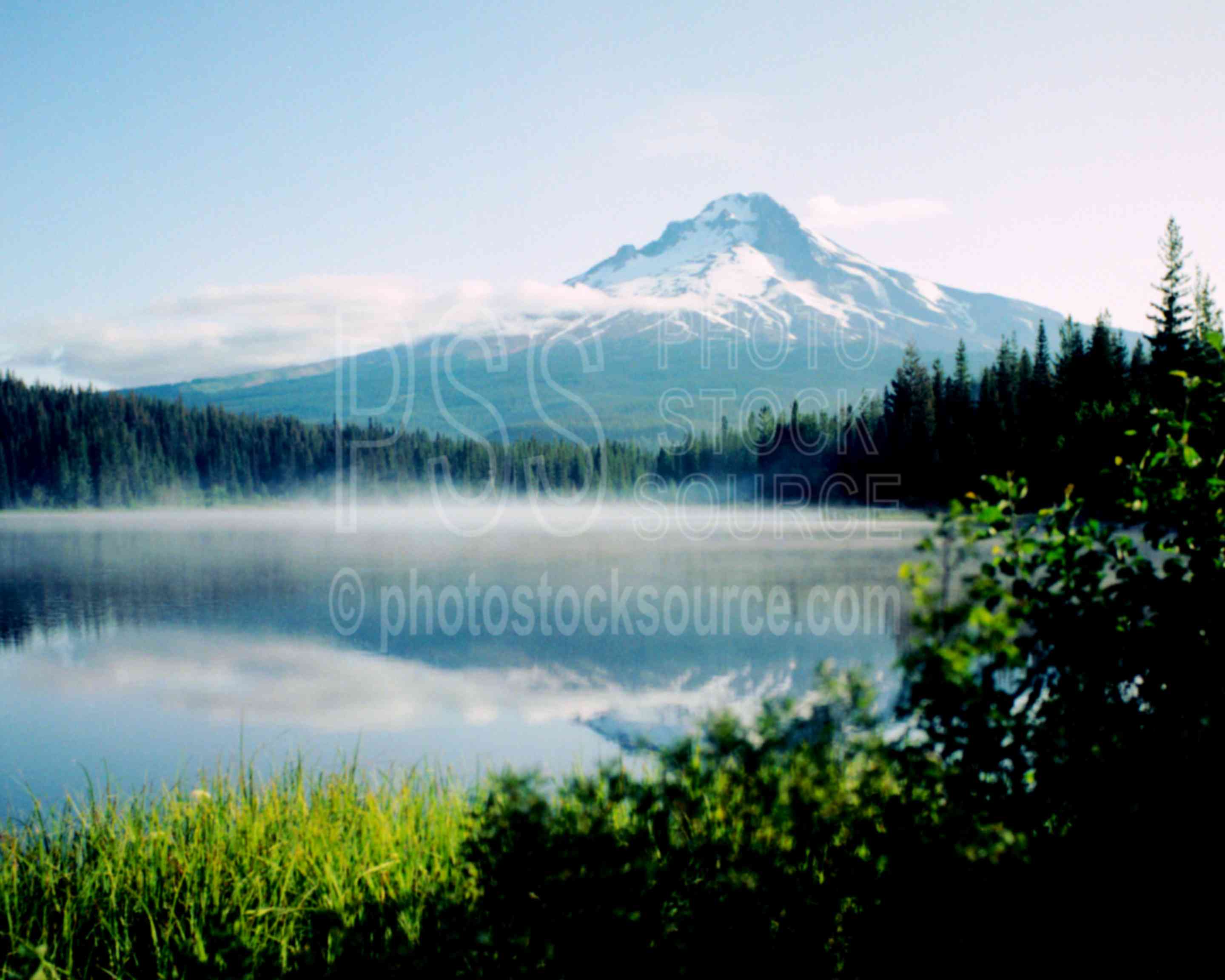 Mt. Hood, Trillium Lake,lake,mt. hood,trillium lake,mount,usas,lakes rivers,mountains