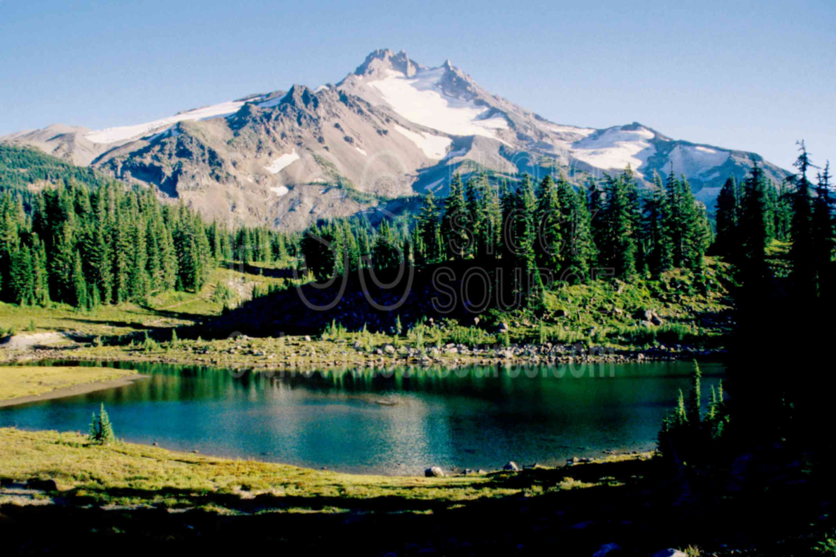 Mt. Jefferson, Park Lake,park lake,lake,mt. jefferson,mount,usas,lakes rivers,mountains