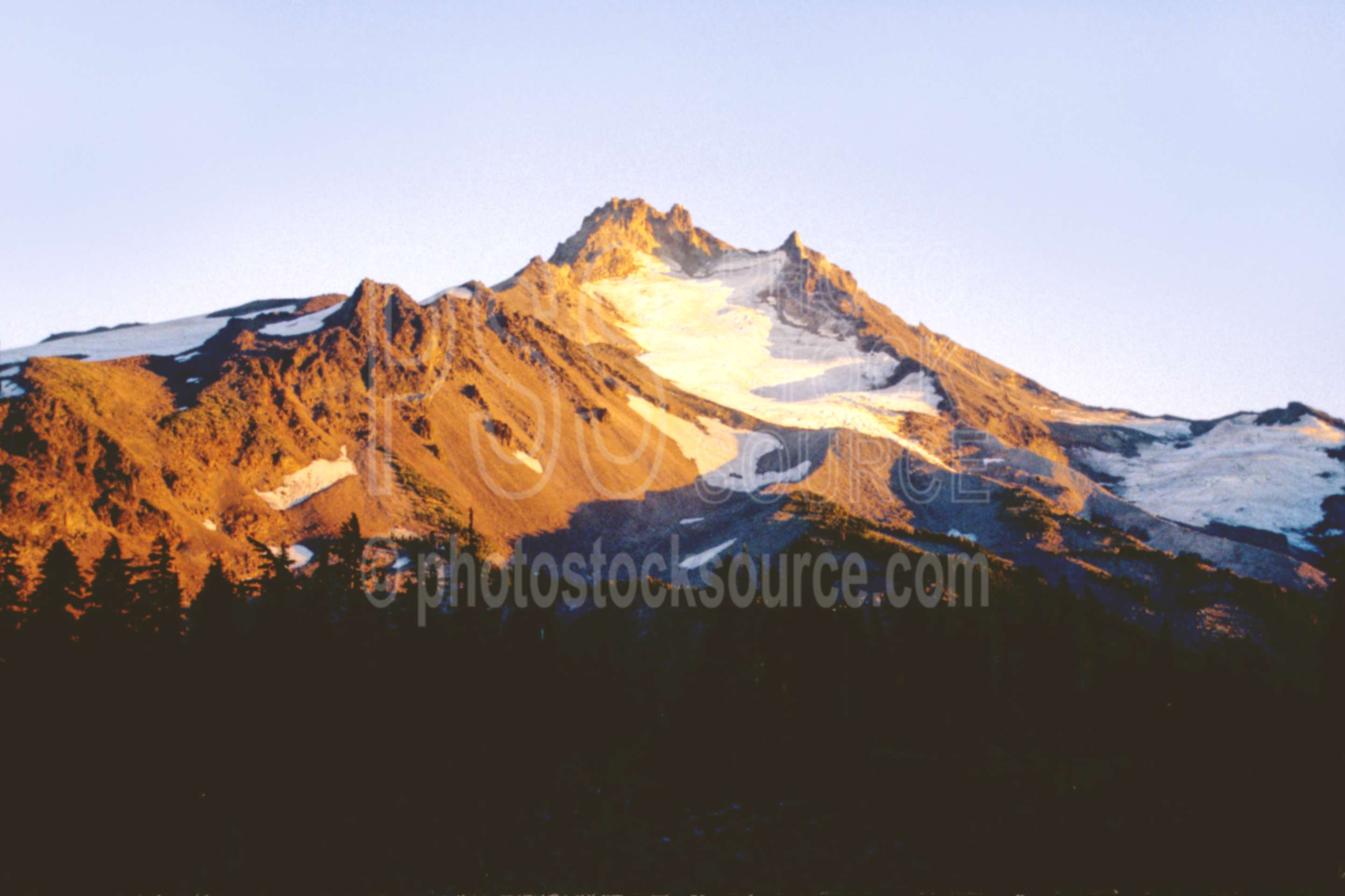 Mt. Jefferson Sunset,park lake,lake,mt. jefferson,sunset,mount,usas,lakes rivers,mountains