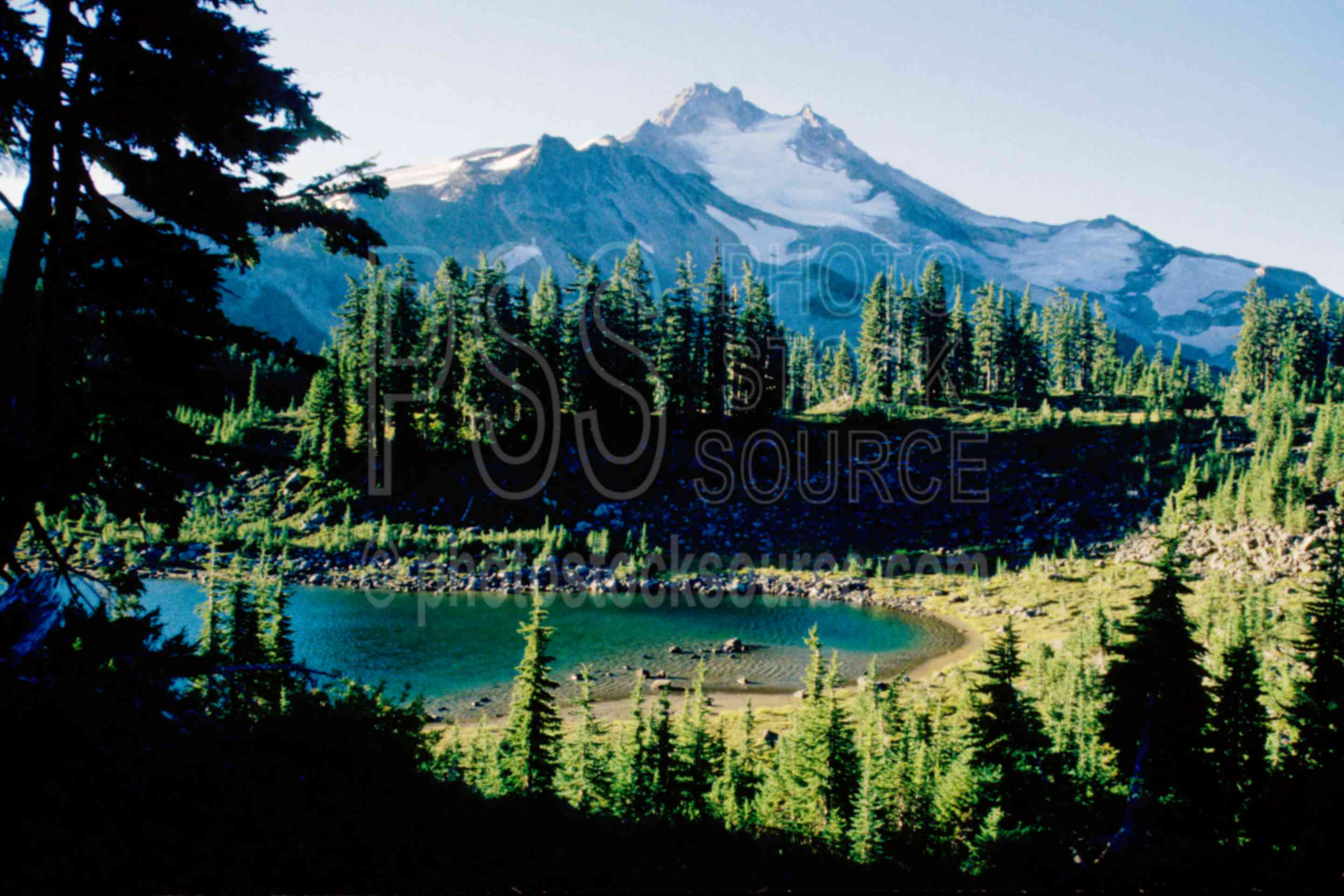 Mt. Jefferson, Park Lake,park lake,lake,sunrise,mount,usas,lakes rivers,mountains