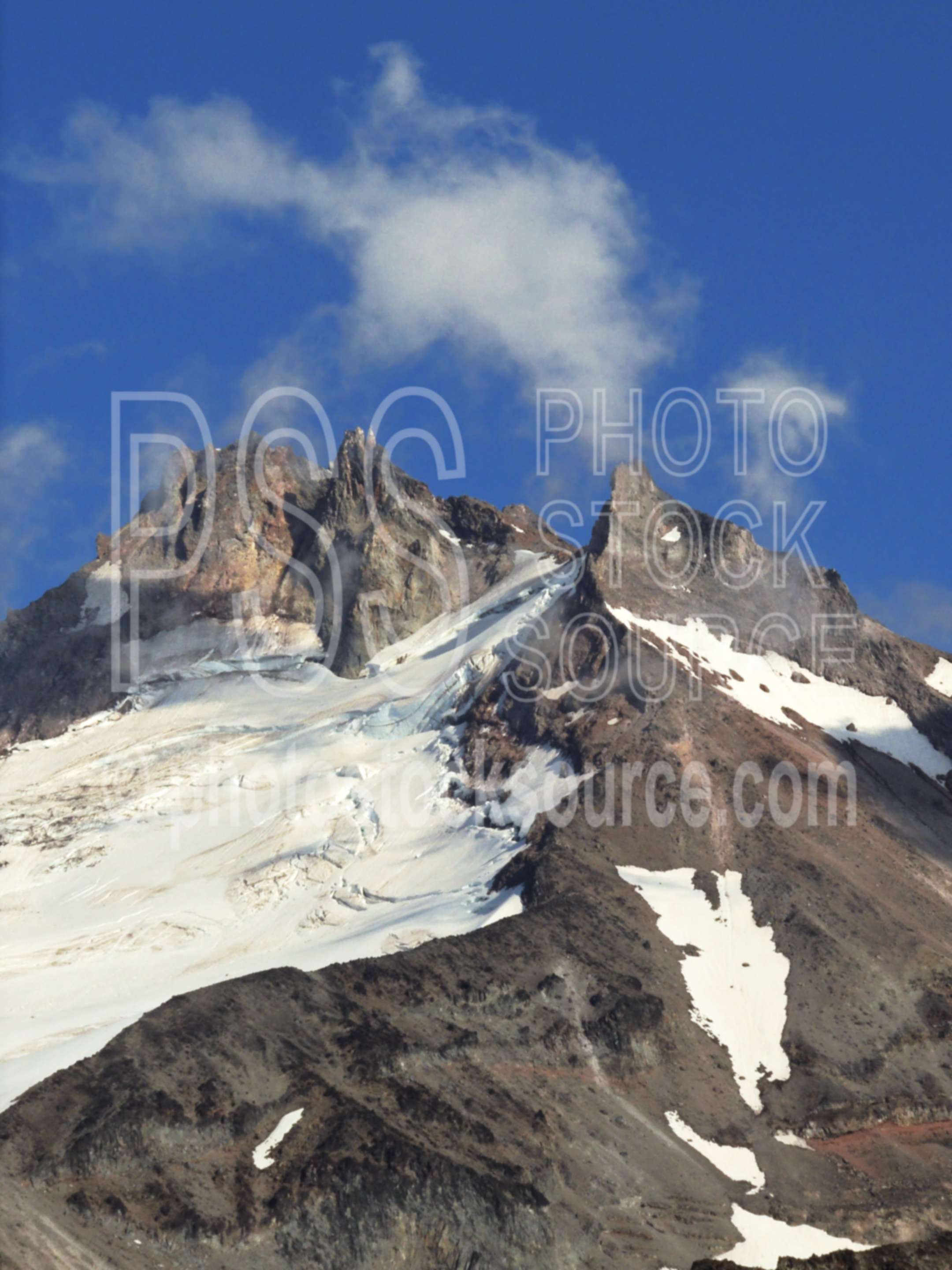 Mt. Jefferson and Clouds,wilderness,mt. jefferson,jeff park,glacier