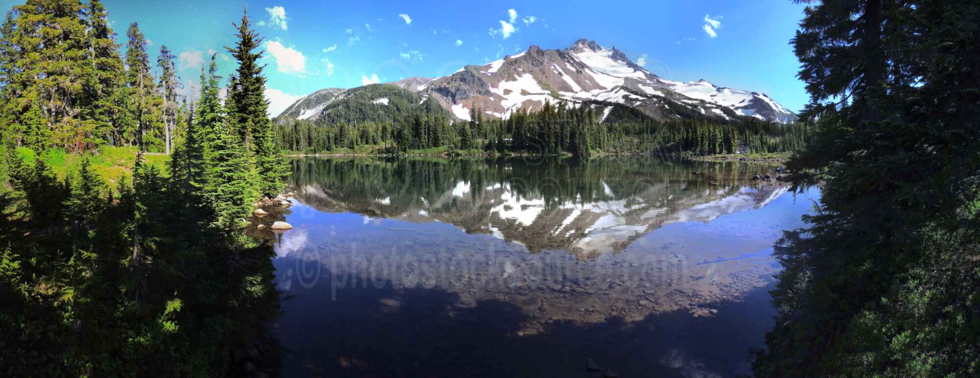 Mt Jefferson from Scott Lake