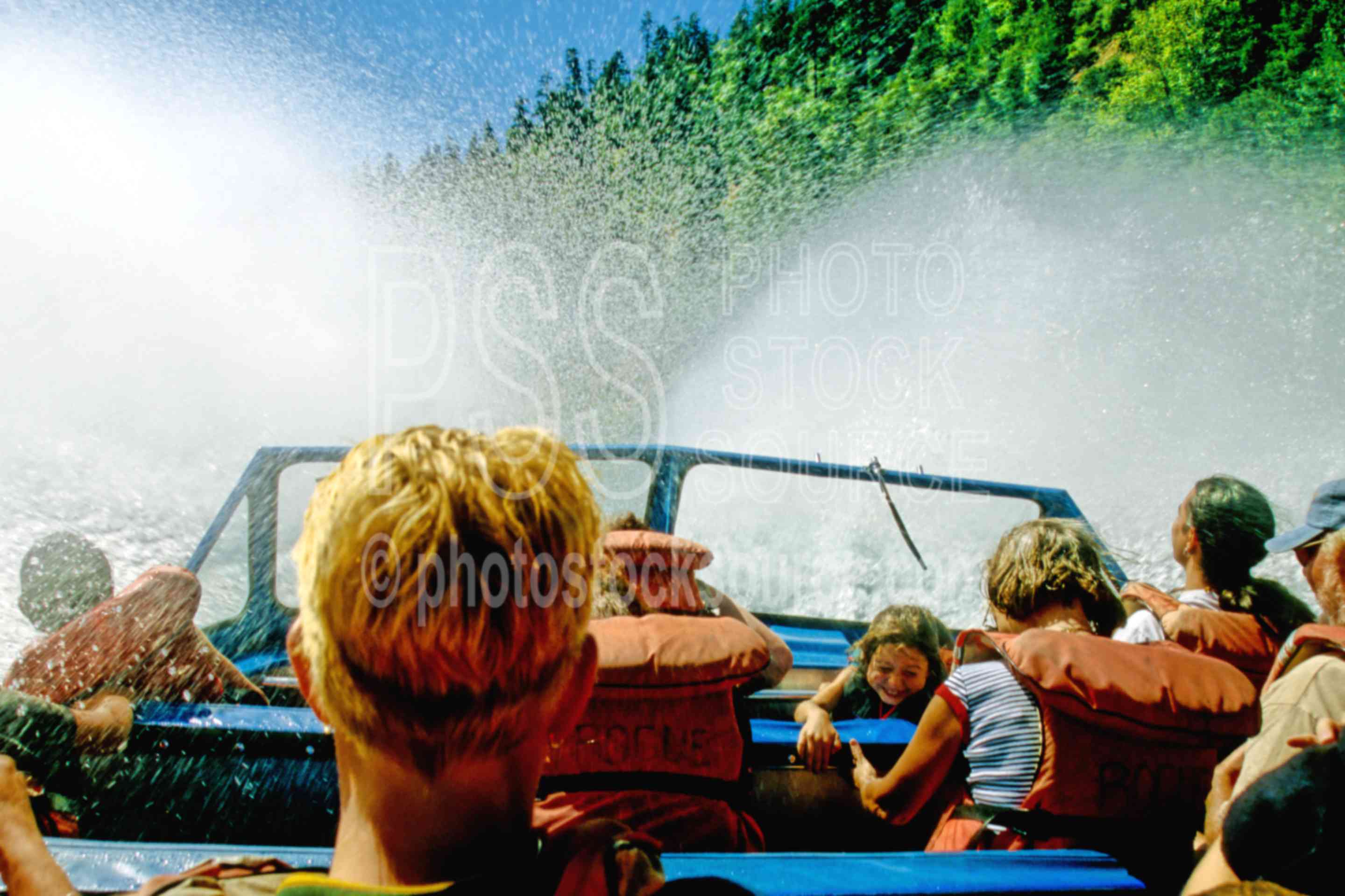 Rogue River Jet Boat,jet boat,rapids,river,wets,people,usas,lakes rivers,boats