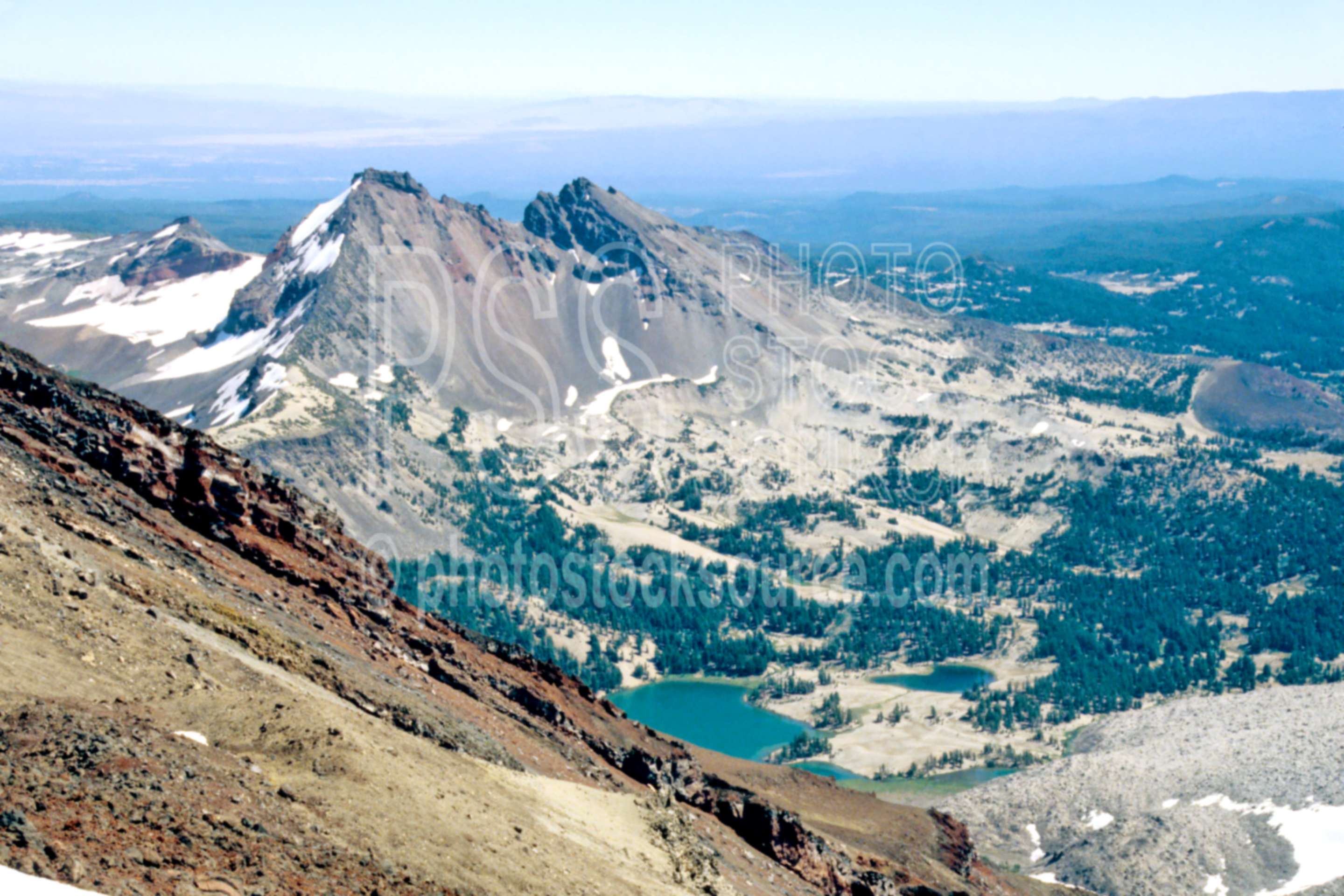 Broken Top, Green Lakes,south sister,green lakes,broken top,lake,mount,usas,lakes rivers,mountains