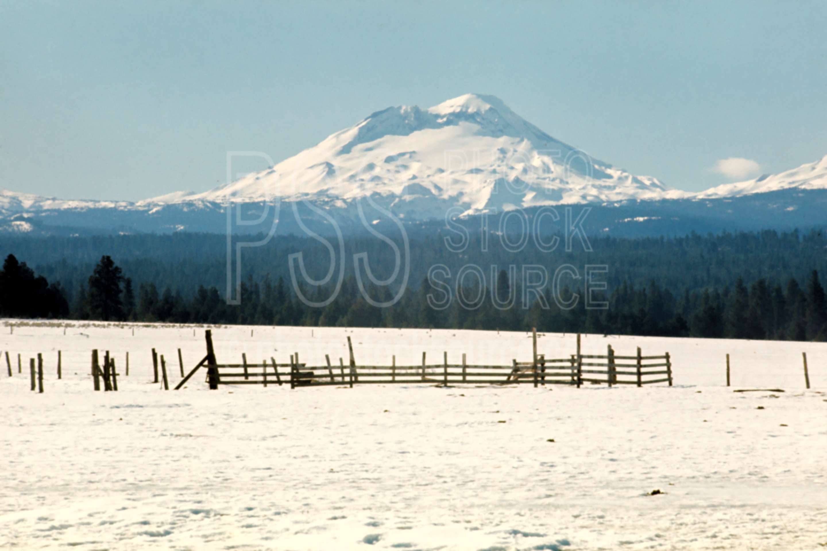 South Sister,snow,three sisters,winter,mountains