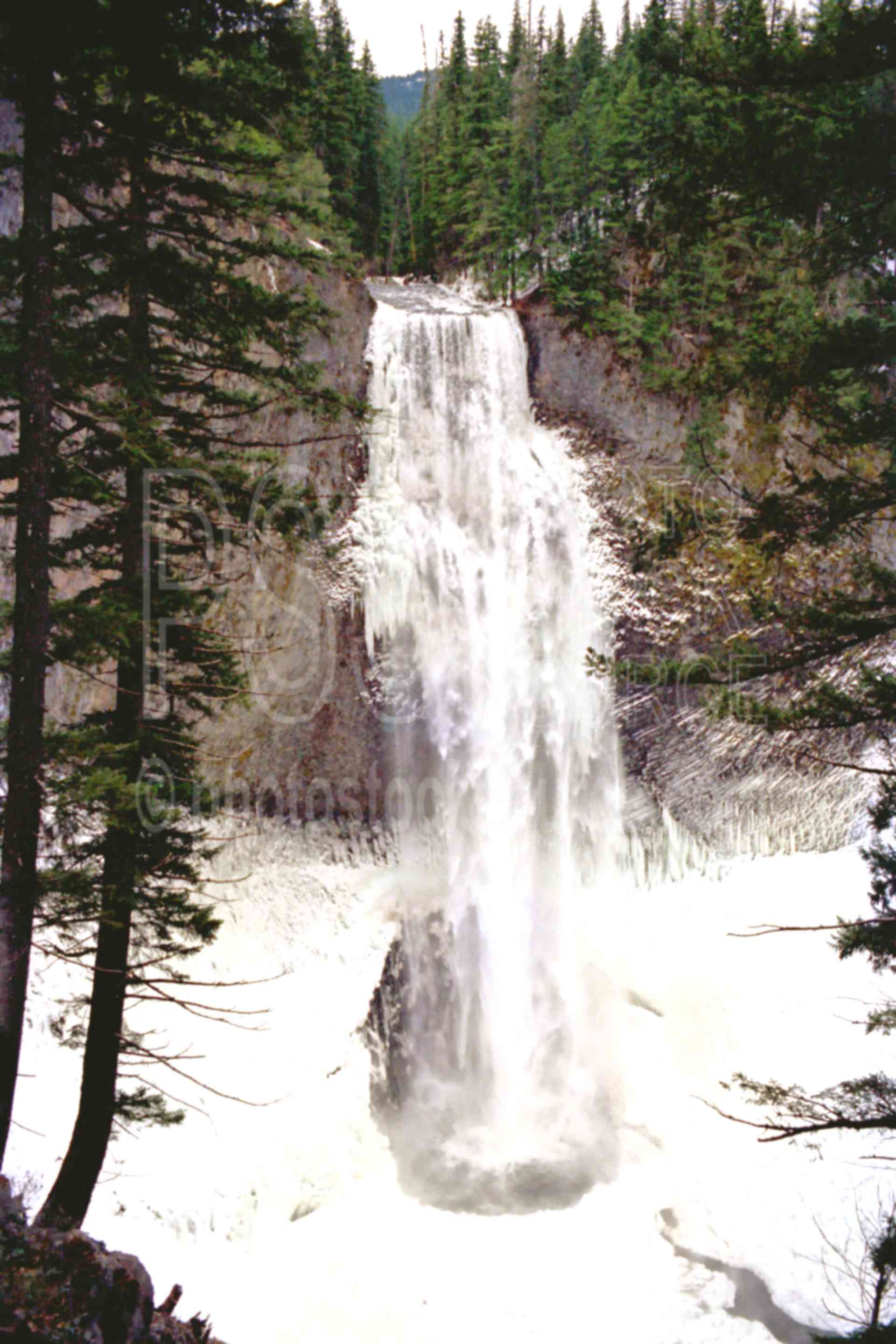 Salt Creek Falls,snow,water,winter,season,usas,nature,waterfalls