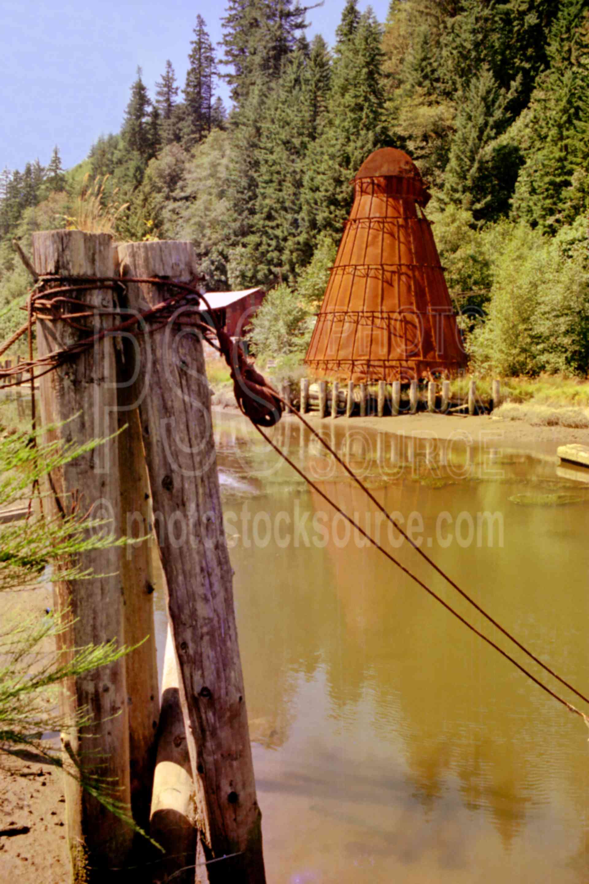 Wigwam Burner,mill,sawmill,teepee burner,usas,architecture