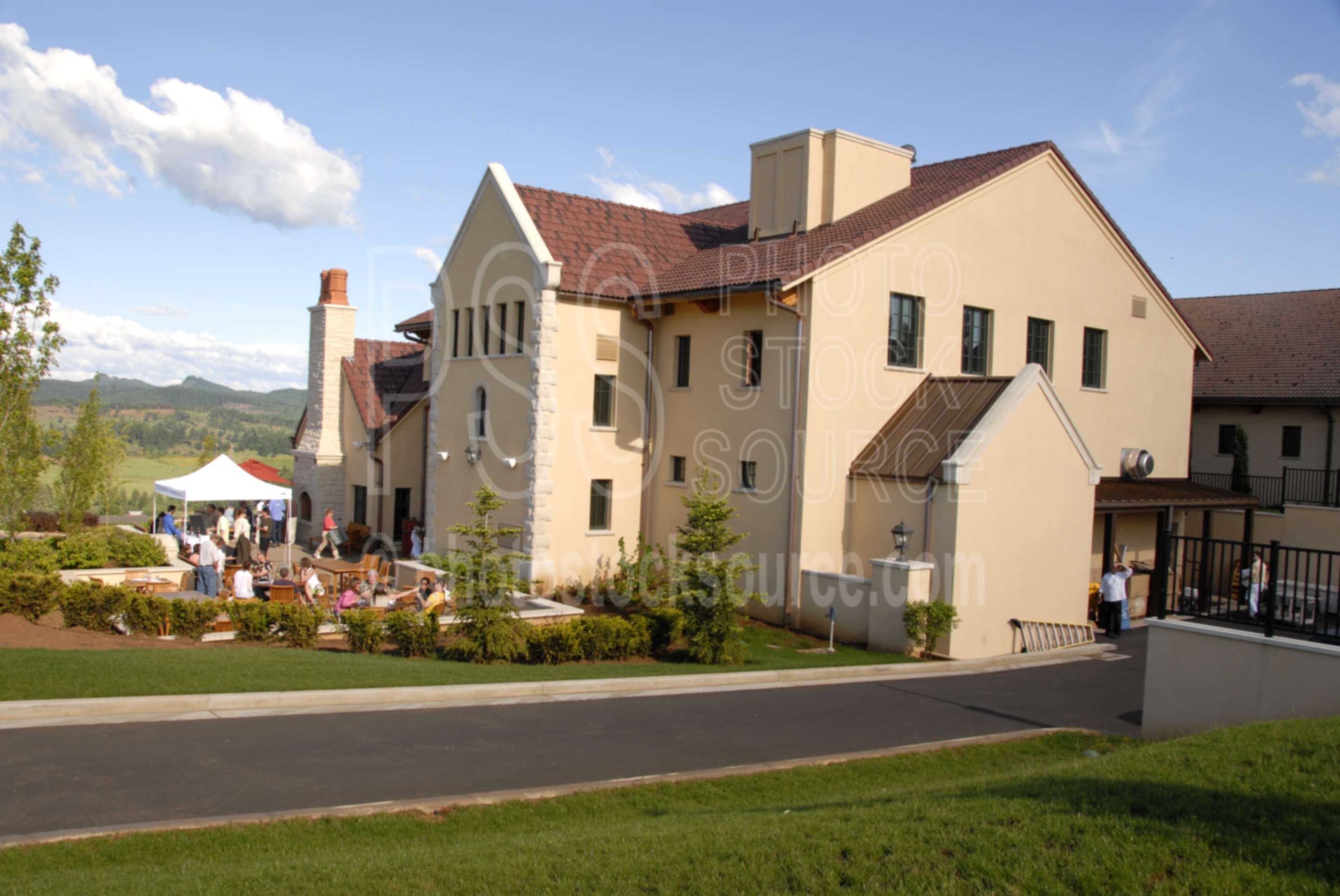 King Estate Winery,winery,wine,vines,vineyard,vineyards,building,terrace